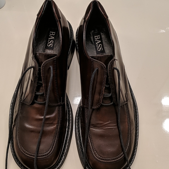 NEW-Bass-Men.s-1867001-SNIDER-Black leather Dress shoes.Sz-8.5M.Brazil. Bass | Shoes | Almost New Mens Bass Dress Shoe | Poshmark main image 2